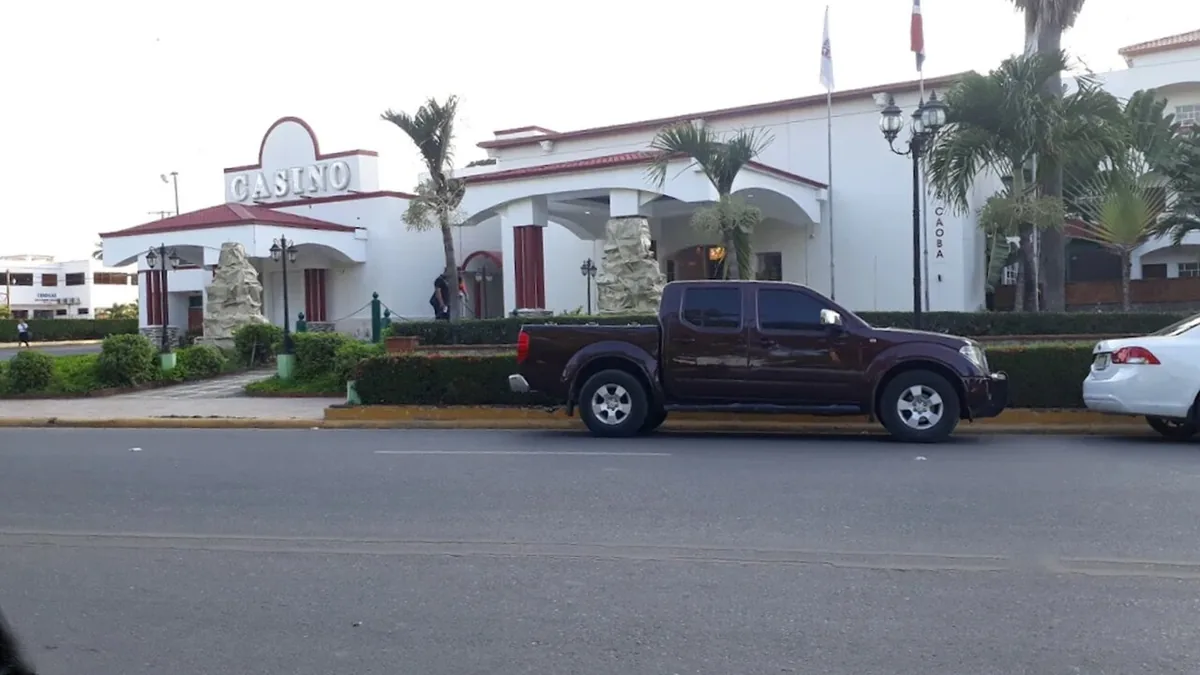 Vista urbana auténtica de la ciudad de Mao en la provincia Valverde, República Dominicana